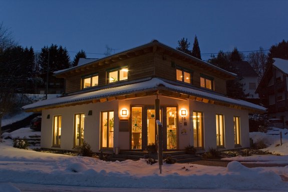 Büro LOTH-HAUS im Winter